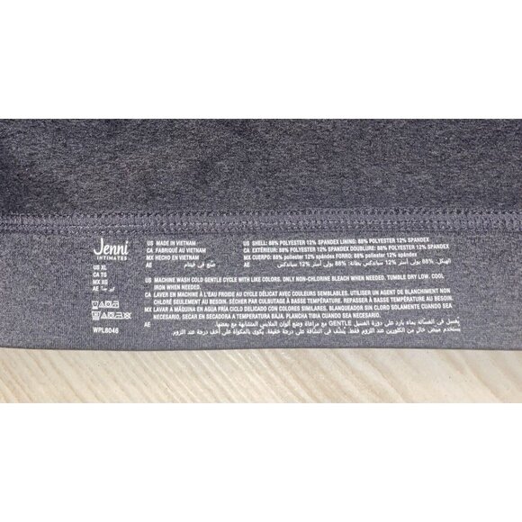 Jenni Square Neck Bra Bralette Bra Unlined WF WPL8046 Womens XL Gray New Nwt - Picture 4 of 5